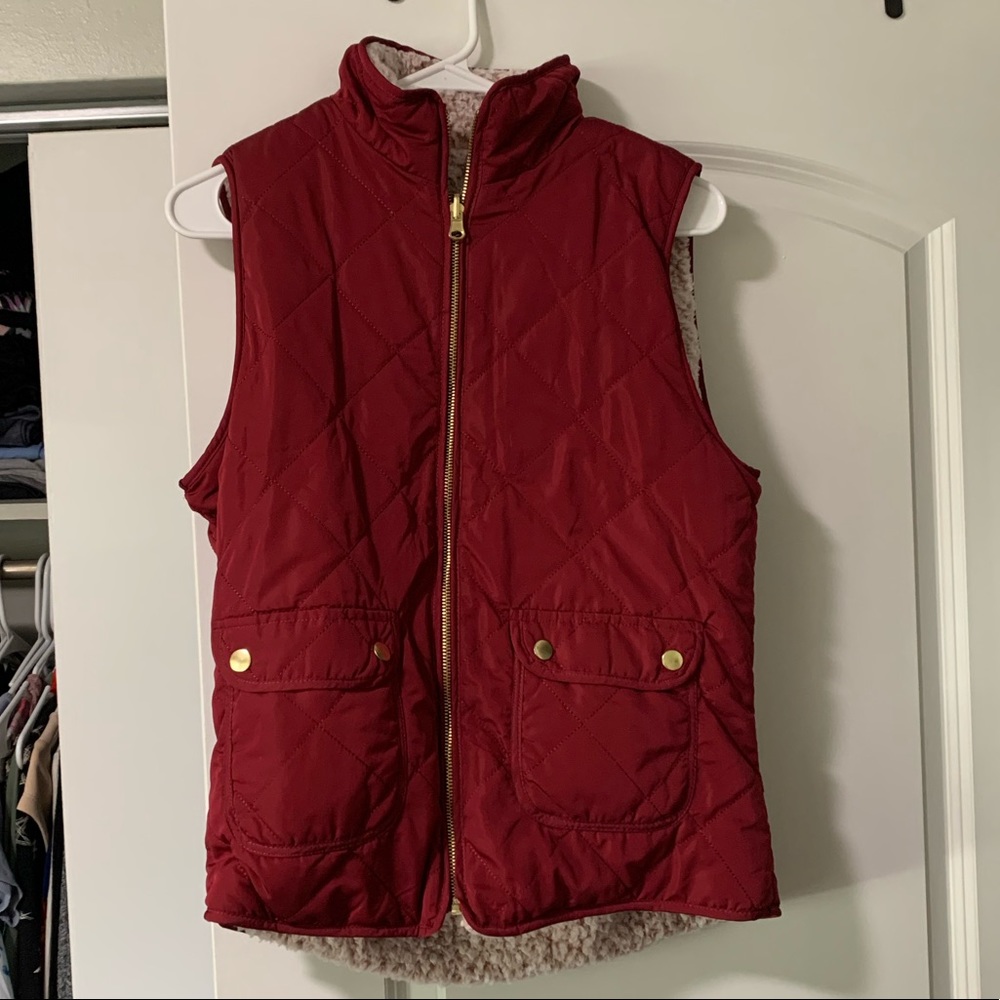 Reversible Sherpa vest